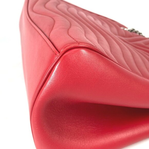 LOUIS VUITTON Red Leather Shoulder Bag - Picture 12 of 16